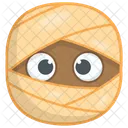 Mumie Fleischig Eingewickelt Symbol