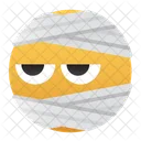 Mummy Head Frown Icon