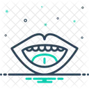 Mund Gesicht Schlund Symbol