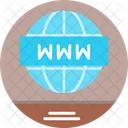 En Todo El Mundo Internet Web Icon