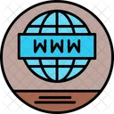 En Todo El Mundo Internet Web Icon