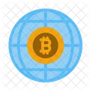 Bitcoin mundial  Icono