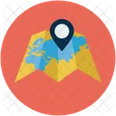 Mundo Pin Mapa Icon