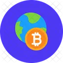 Mundo bitcoin  Icono