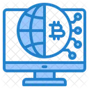 Bitcoin mundial  Icono