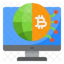 Bitcoin mundial  Icono