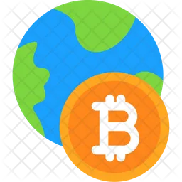 Mundo bitcoin  Icono