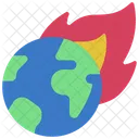 Mundo en llamas  Icono