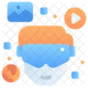 Mundos Vr Mundo Mundo Virtual Icon
