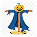 Muneco De Halloween Espantapajaros De Halloween Muneco De Espantapajaros Icono