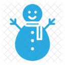 Muneco De Nieve Navidad Invierno Icon