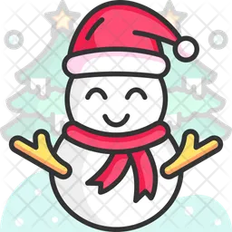 Muñeco de nieve  Icono