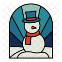 Muneco De Nieve Invierno Nieve Icon