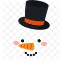 Muñeco de nieve  Icono