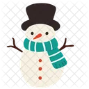 Navidad Muneco De Nieve Nieve Icon