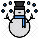 Muneco De Nieve Navidad Invierno Icon