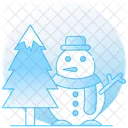 Muneco De Nieve Muneco De Nieve De Invierno Diseno De Muneco De Nieve Icon