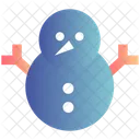 Muñeco de nieve  Icono