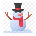 Muñeco de nieve  Icono