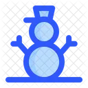 Muñeco de nieve  Icono