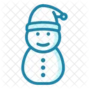 Muñeco de nieve  Icono