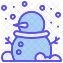 Muñeco de nieve  Icono