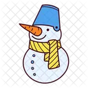 Muneco De Nieve Navidad Nieve Icon