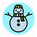 Muñeco de nieve  Icono