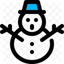 Muñeco de nieve  Icono