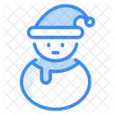 Muñeco de nieve  Icono