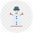 Muñeco de nieve  Icono