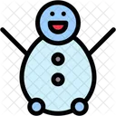 Muneco De Nieve Navidad Invierno Icon