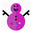 Muneco De Nieve Navidad Invierno Icon