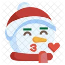 Muneco De Nieve Amor Amor Navidad Icono