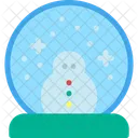 Navidad Muneco De Nieve Globo De Navidad Icon