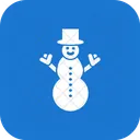Muneco De Nieve Icono