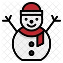 Muñeco de nieve  Icono