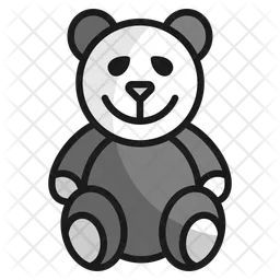 Muñeca panda  Icono