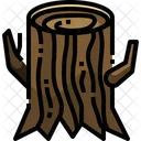 Tocon Arbol Madera Icono