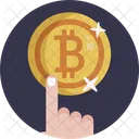 Bitcoin Geld Munze Icon