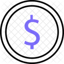 Munze Dollar Geld Symbol