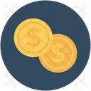 Munzen Dollar Wahrung Icon