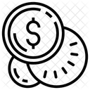 Stapel Munzen Dollar Munzen Wahrungsmunzen Symbol