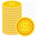 Munzstapel Munze Dollar Symbol