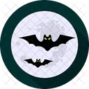 Murciélago volador de halloween  Icono