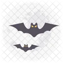 Murciélago volador de halloween  Icono