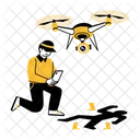 Murder Scene Investigation Evidence Icon