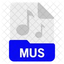 Mus File Format Icon