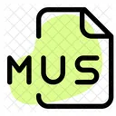 Mus File Audio File Audio Format Icon