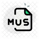 Mus File Audio File Audio Format Icon